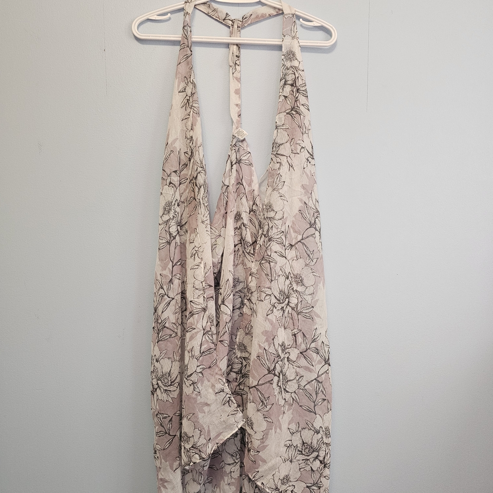 Floral Open Front Coverup/Vest